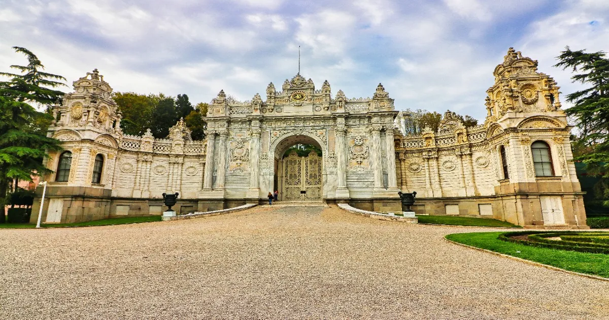 Dolmabahce Palace on the Bosphorus waterfront in Istanbul